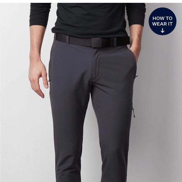 Mack Weldon Radius Flex Pant navy blue pants size large - Picture 4 of 7